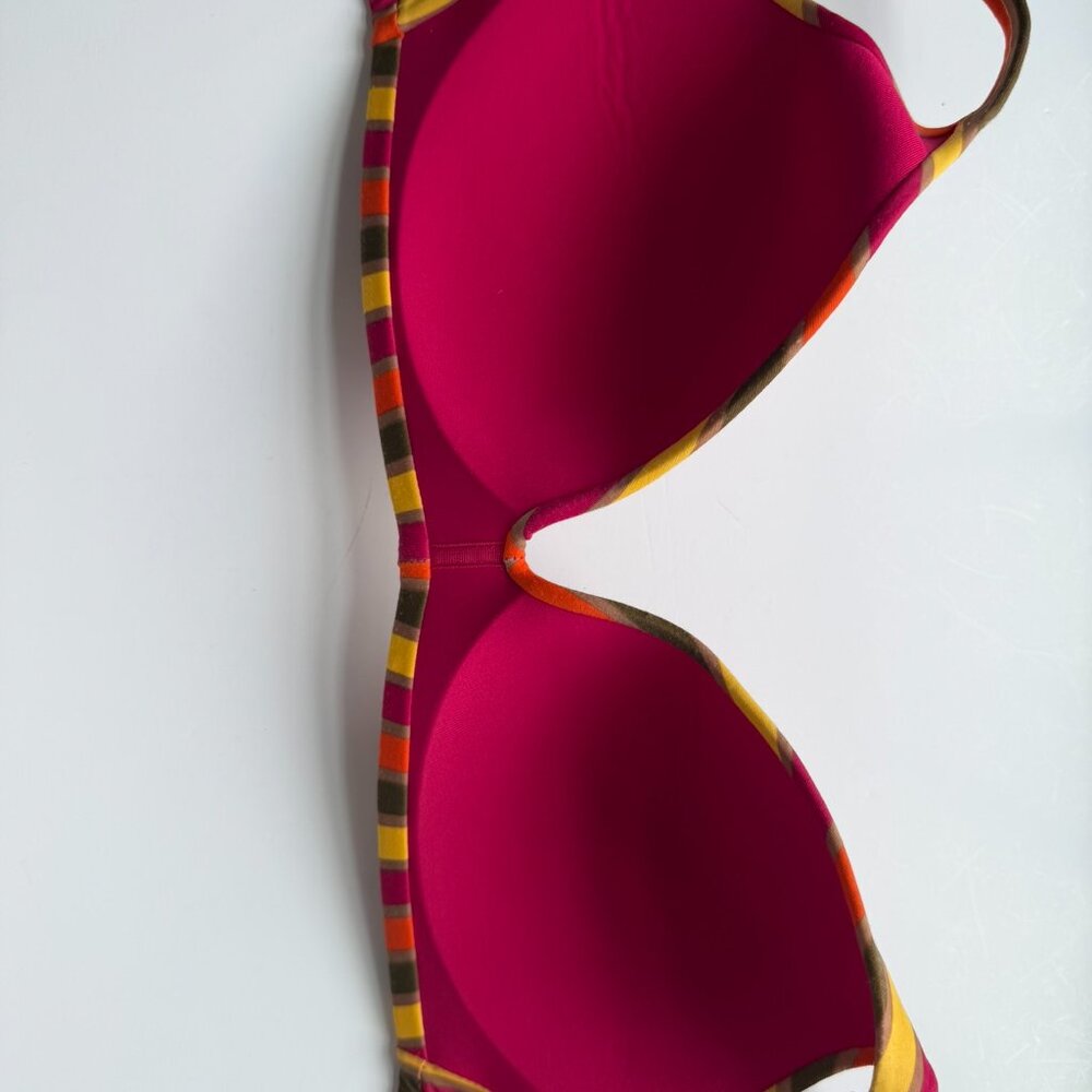 Victoria's Secret 34C Body by Victoria IPEX Wireless Bright Pink Orange Yellow - Picture 5 of 9